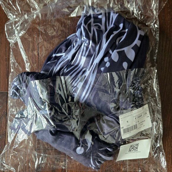 Buddha Stones peacock design women's elastic waist harem pants - Picture 5 of 5